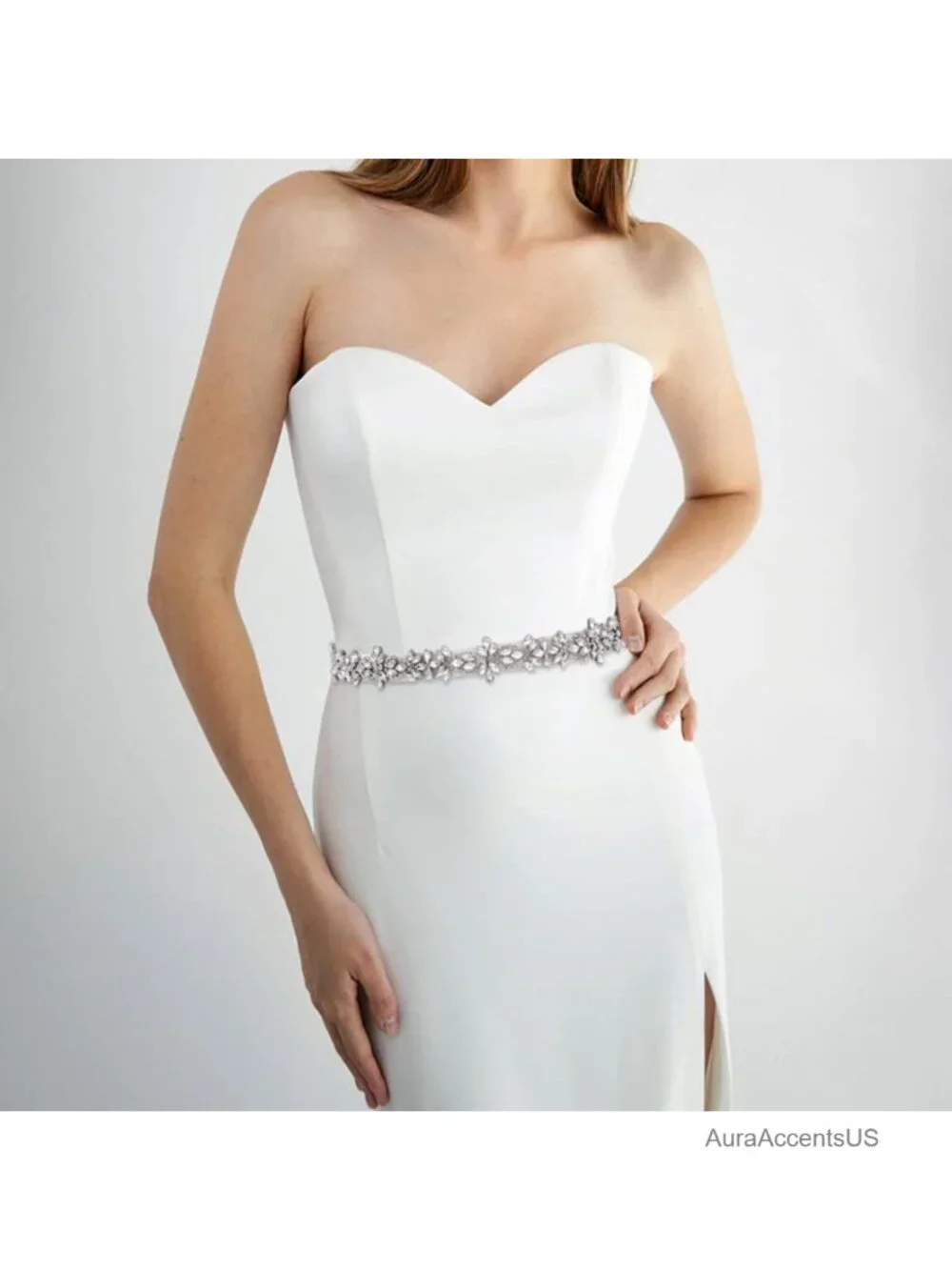 Rhinestone Bridal Belt Sash for Wedding Prom Dress